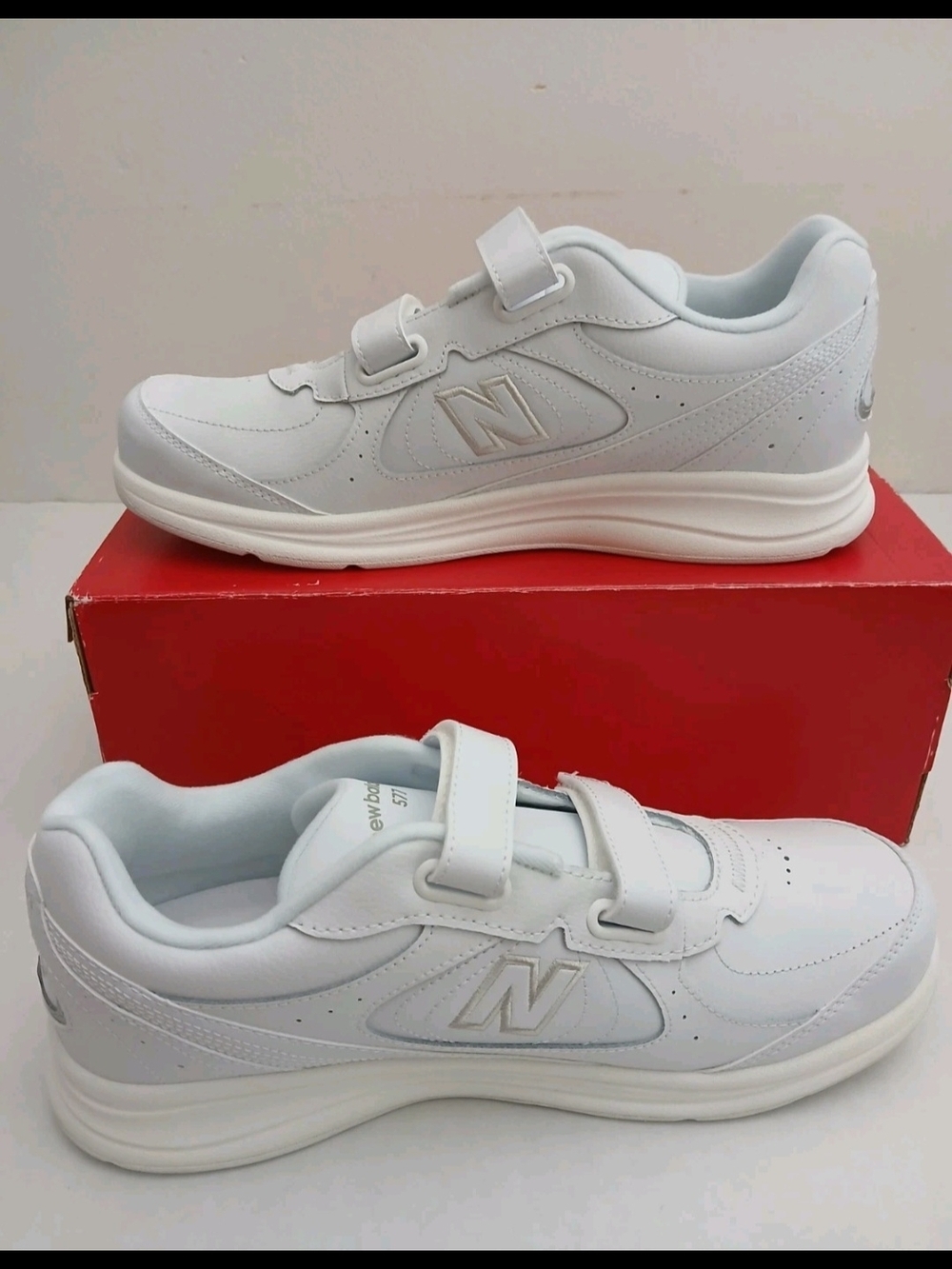 New Balance Men's Size 11.5 White White Walking Marche D Medium Moyen $50 - Picture 11 of 13